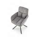 Стул HALMAR K495 серый/черный, поворотный